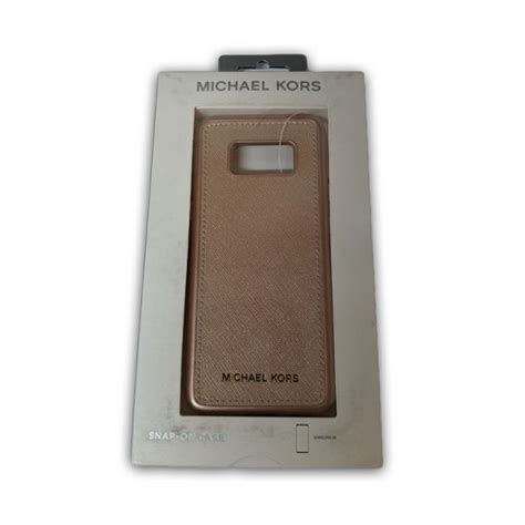 michael kors leather phone case for galaxy s8|Original Michael Kors Saffiano Leather Snap.